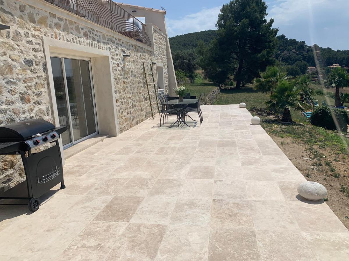 La Venturonne Appartement Neuf Rez De Jardin 45 M2 Vue Mer Et Vignes 10 Mn Des Plages 르보쎄 외부 사진